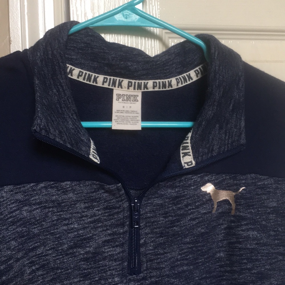 vs pink quarter zip!